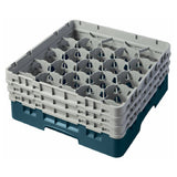 Cambro 20S638414 Camrack® Glass Rack With (3) Soft Gray Extenders Full Size
