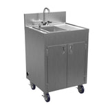 Winholt STCT-BHD2436PUMP-WH Hand Sink Mobile 1-compartment