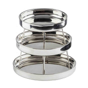TableCraft Products 12915 - Double Wall Seafood Tower, Three-tier, Oval
