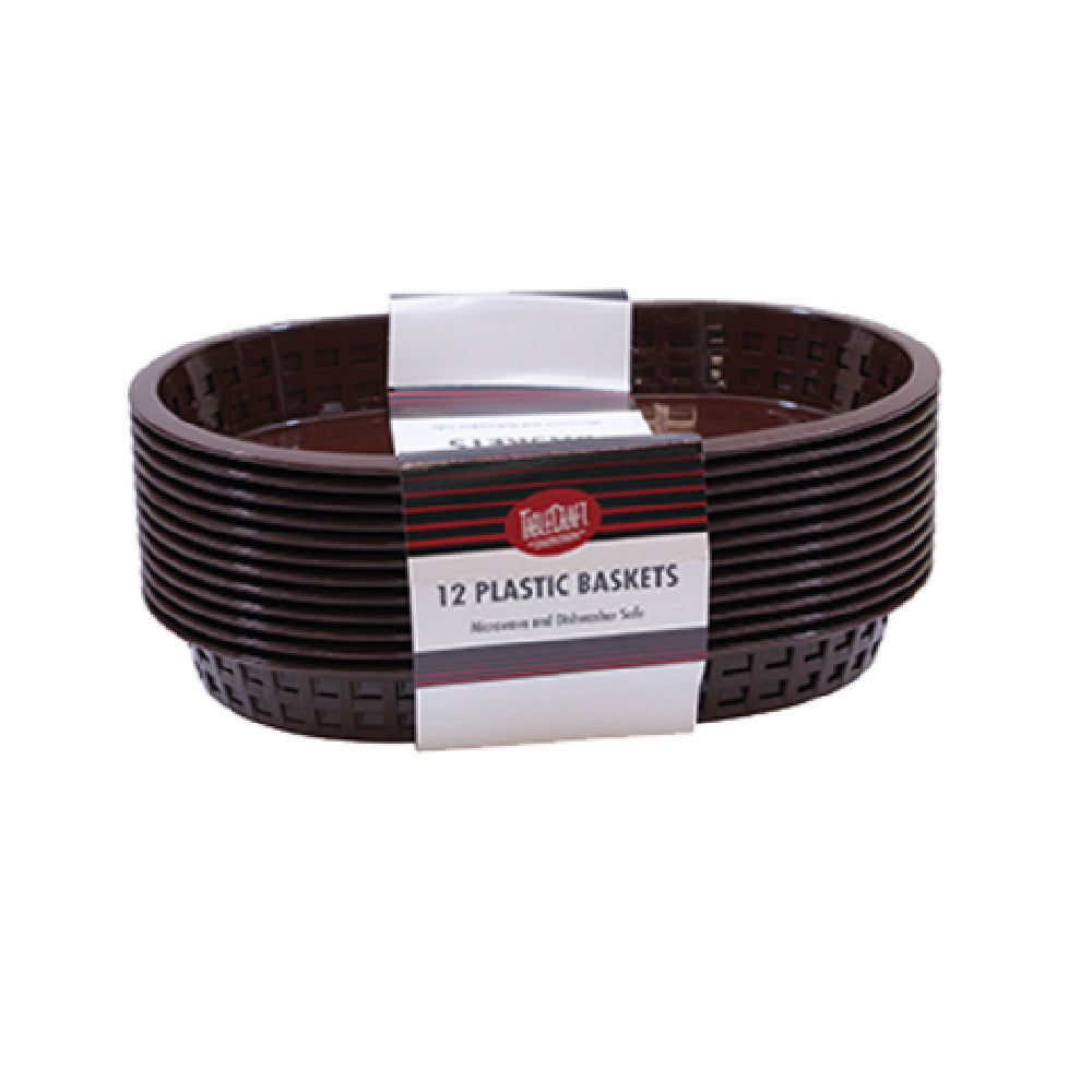 TableCraft Products C1076BR - Cash & Carry Chicago Baskets, 10-1/2" X 7" X 1-1/2"