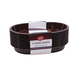 TableCraft Products C1076BR - Cash & Carry Chicago Baskets, 10-1/2" X 7" X 1-1/2"
