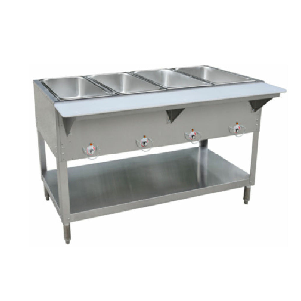 Hubert 28W-111 - Kratos® Electric Steam Table/Hot Food Table, Four Wells, Stationary