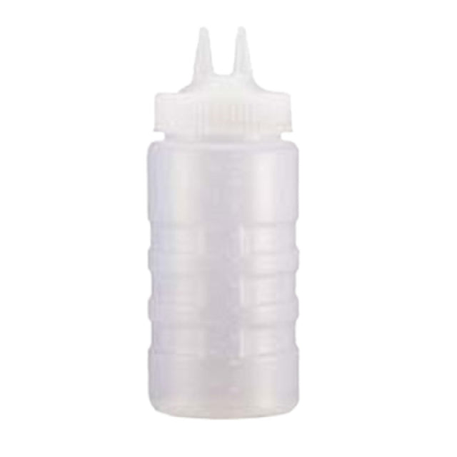 Vollrath 2316-1308 Traex® Twin Tip™ Squeeze Bottle Dispenser 16 Oz. Wide Mouth