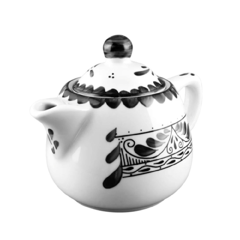 Steelite A119P023 Tea Pot 11.0 Oz Talavera Black