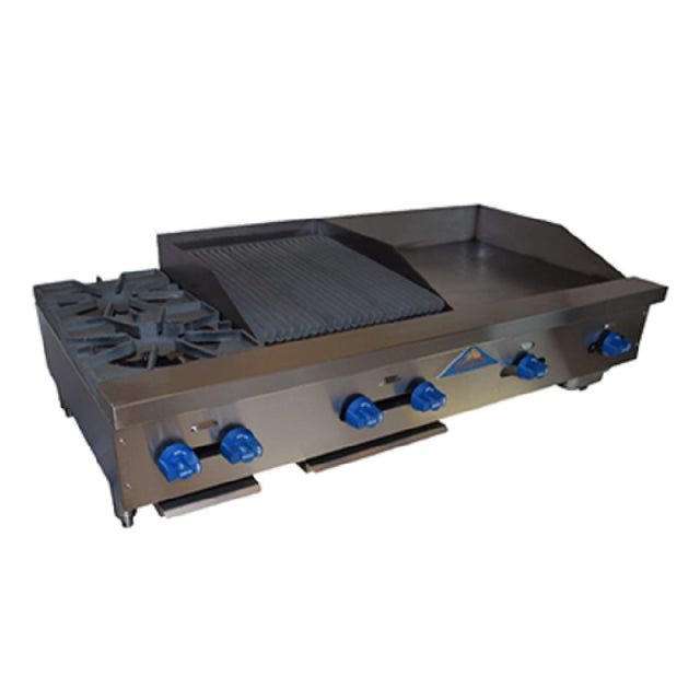Comstock-Castle FHP54-24T-1.5RB Char-Broiler/Griddle Combination Countertop Gas