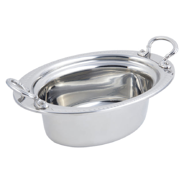 Bon Chef 5403HRSS Food Pan Full Oval 3-3/4 Qt. (120 Oz.) Capacity