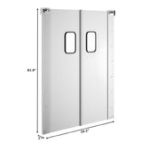 Koolmore KM-SWD30X2 - Traffic Door, Aluminum, Double Panel