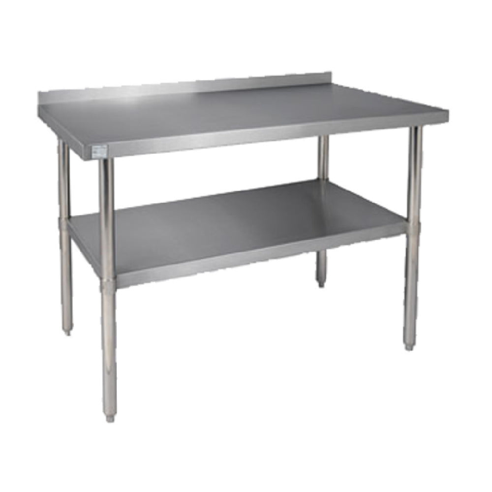 Klinger's Trading BSG3084 Work Table 84"W X 30"D X 38"H 18/430 Stainless Steel Top