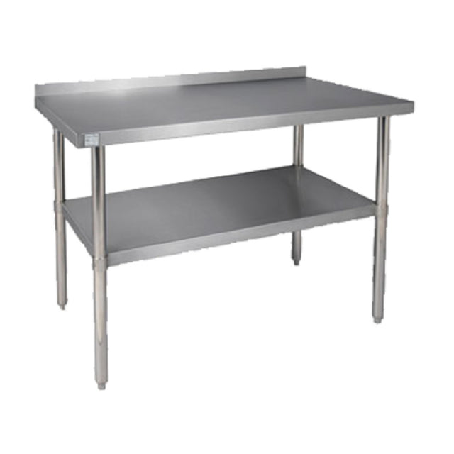 Klinger's Trading BSG3084 Work Table 84"W X 30"D X 38"H 18/430 Stainless Steel Top