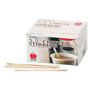 Royal COF STR WOOD - Coffee Stirrer, 5.5", Round Ends