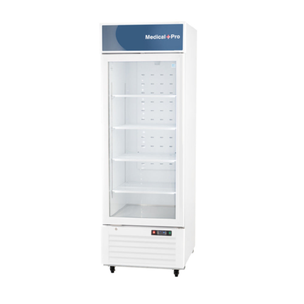 Migali Industries MP-22RM-HC Scientific Refrigerator 22 Cu. Ft. Capacity Single Glass Door