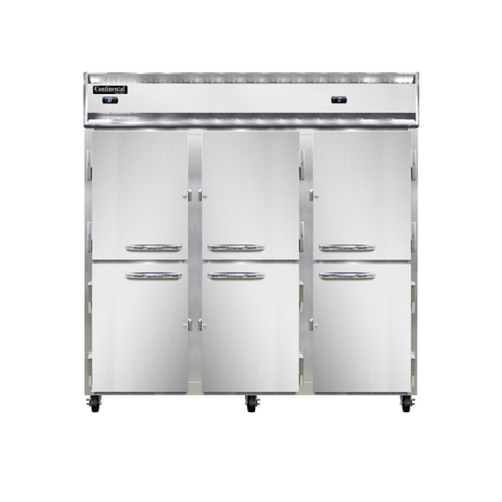 Continental Refrigerator 3RFFNHD Refrigerator/Freezer Reach-in Three-section
