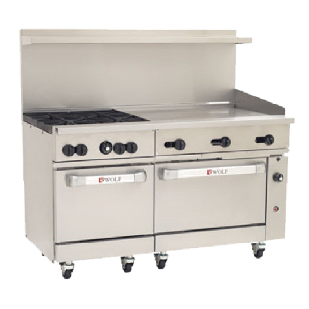 Wolf C60SC-4B36GT_NAT Challenger XL™ Restaurant Range 60" Gas