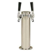 Micro Matic D4743DTKR Column Draft Beer Tower Countertop 3" Dia. X 12"H