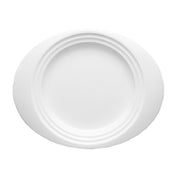 Bon Chef 1000018P Concentrics Dinner Plate 12-17/20" X 10-7/20" X 47/50" Oval