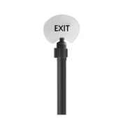 Aarco FOS-2 Frameless Sign 10"W X 7-1/2"H Oval