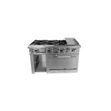 Connerton CN48-6-12G_NAT - Restaurant Range, Gas, 48"W X 33.9"D