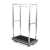 Forbes Industries 2505DB-SS Specialty Luggage Cart 1-1/2” Square Tubular Brushed Stainless Steel Superstructure
