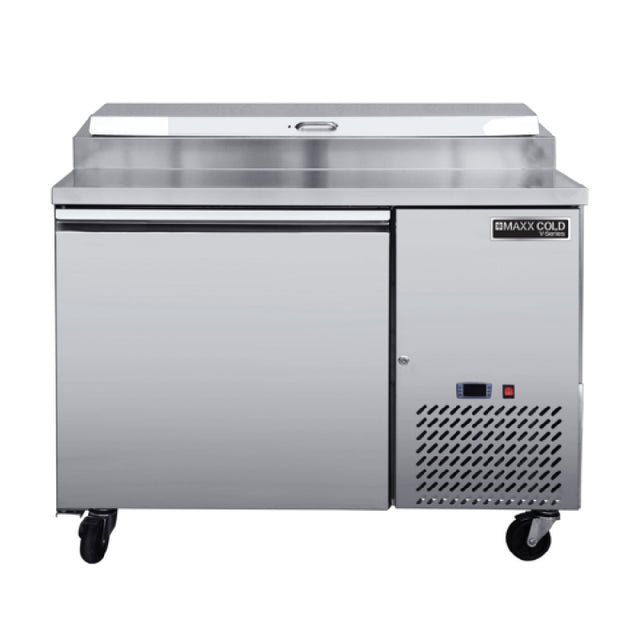 Maxximum MVPP50HC Maxx Cold V-Series Refrigerated Pizza Prep Table 50"W 11 Cu Ft