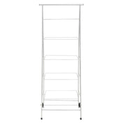Hubert 54812 - Basket Stand, Mobile, 5-tier
