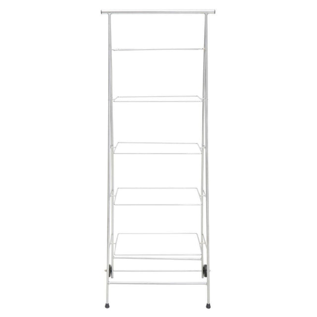 Hubert 54812 - Basket Stand, Mobile, 5-tier