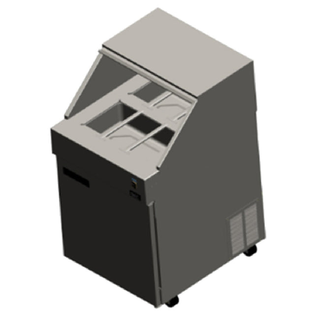 Delfield F18MC27-BSP Liquitec® Refrigerated Counter Mega Top Single Section