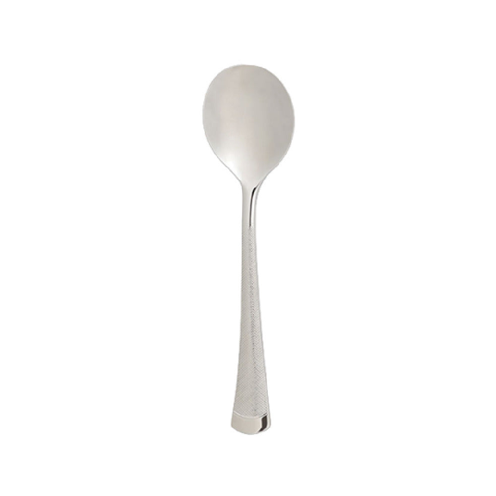 Arc Cardinal FL109 Arcoroc Mikayla Soup Spoon (L:6.875'' X W:1.9'') 18/0 Stainless Steel