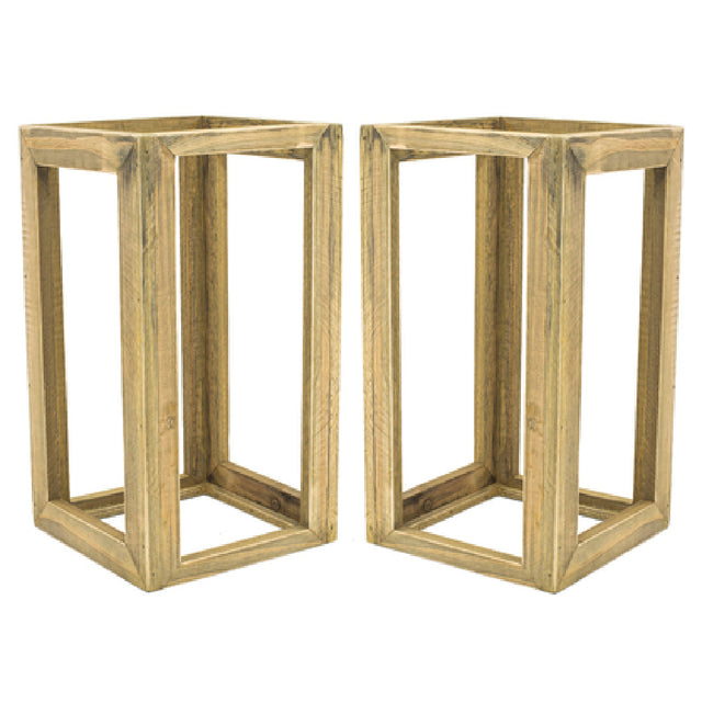 FOH BRI010NAW28 Promotional Pricing May Be Available! Contact Your FOH® Sales Representative For Details! Rustic Wood™ Display Riser