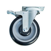 New Age Industrial C566 Plate Caster Total Lock 5" Diameter