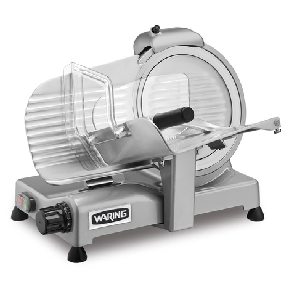Waring WCS250SV - Commercial Food Slicer, Electric, 10" Tempered Chrome Blade