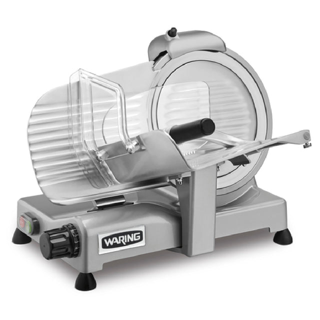 Waring WCS250SV - Commercial Food Slicer, Electric, 10" Tempered Chrome Blade