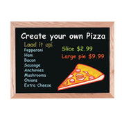 Aarco BOC1824NT Markerboard 24"W X 18"H Neon Board