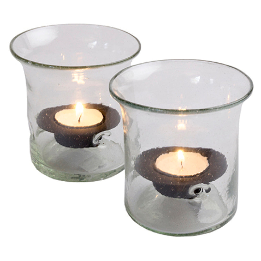 Orion Trading & Design G95-NN Hurricane Candle Lamp 4" Dia. X 4-1/2"H Mini