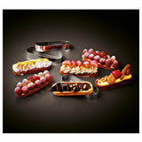 Matfer 371152 Mozaïk Finger Tartlet Mold 5-1/6"L X 1-1/2"W X 3/4"H Oval