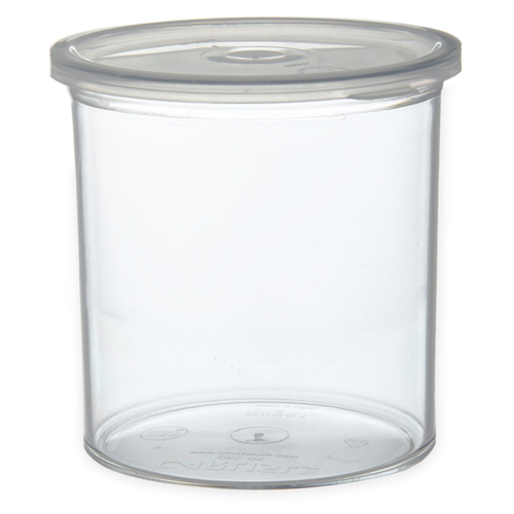 Carlisle 030107 Carlisle Classic Crock 1.2 Qt. Snap-on Polypropylene Lid