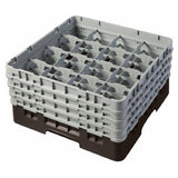 Cambro 16S800167 Camrack® Glass Rack With (4) Soft Gray Extenders Full Size