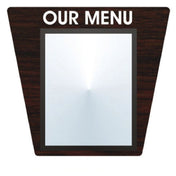 Hubert 16501 - Menu Board, 1-pocket, Wall-mount
