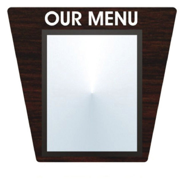 Hubert 16501 - Menu Board, 1-pocket, Wall-mount