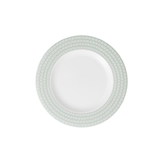 Zwiesel Fortessa FBC-ORNAG-102 - FBC Ornament Dinner Plate, 10.75" (27 Cm), Green (1.53 Each Weight) (Per Case = 12 Each)