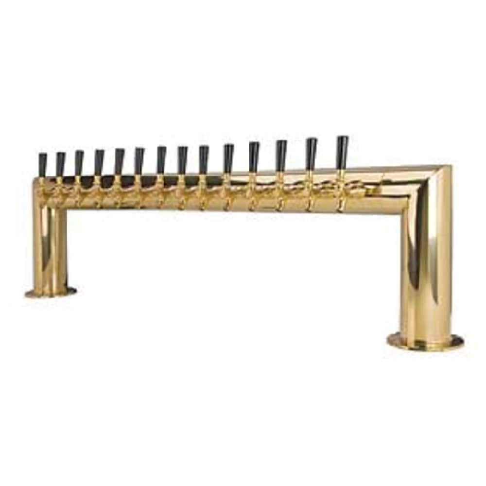 Micro Matic PT4A-14PVDKR Pass-Thru Draft Beer Tower Countertop 53"W X 14-1/4"H