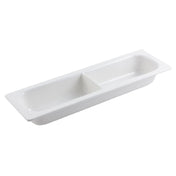 Bon Chef 5094DCGRN Chafer Food Pan With Divider 1/2 Size Long