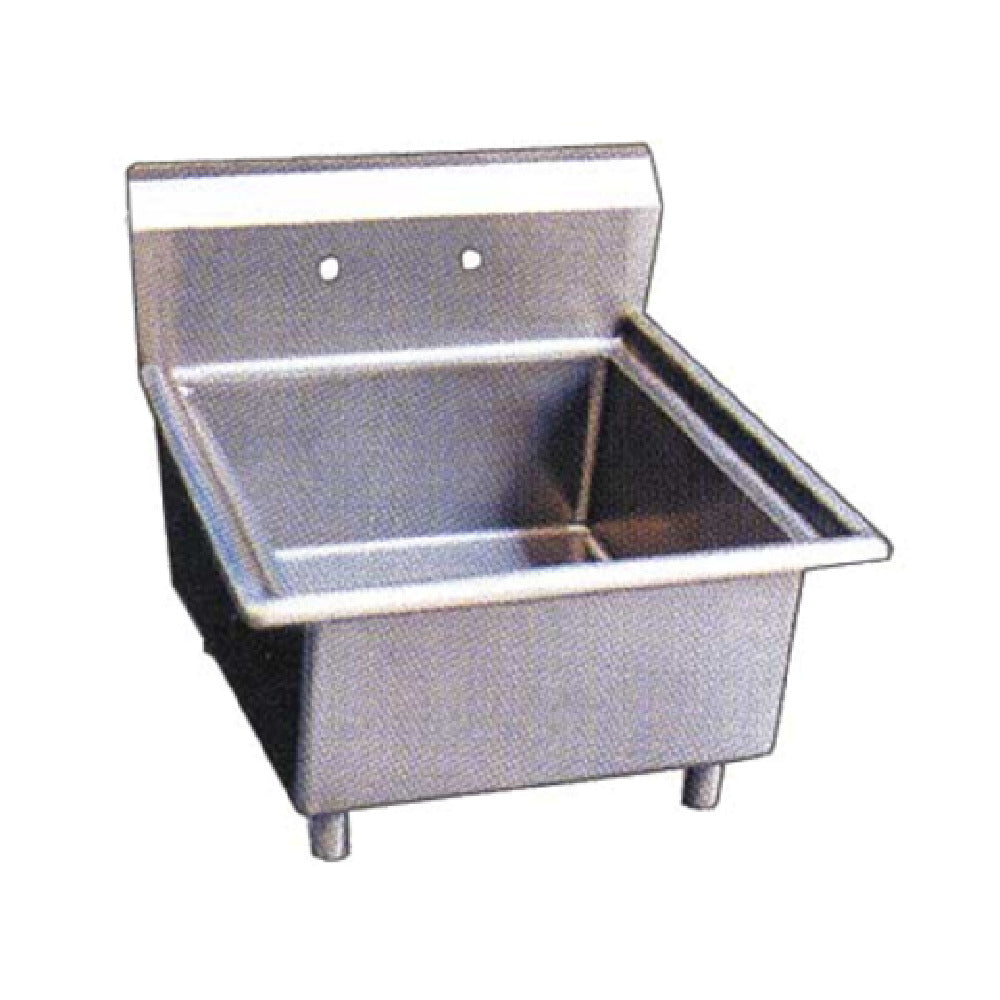 Omcan 22118 (22118) Pot Sink (1) 24" Front To Back X 24" Wide X 14" Deep Bowls