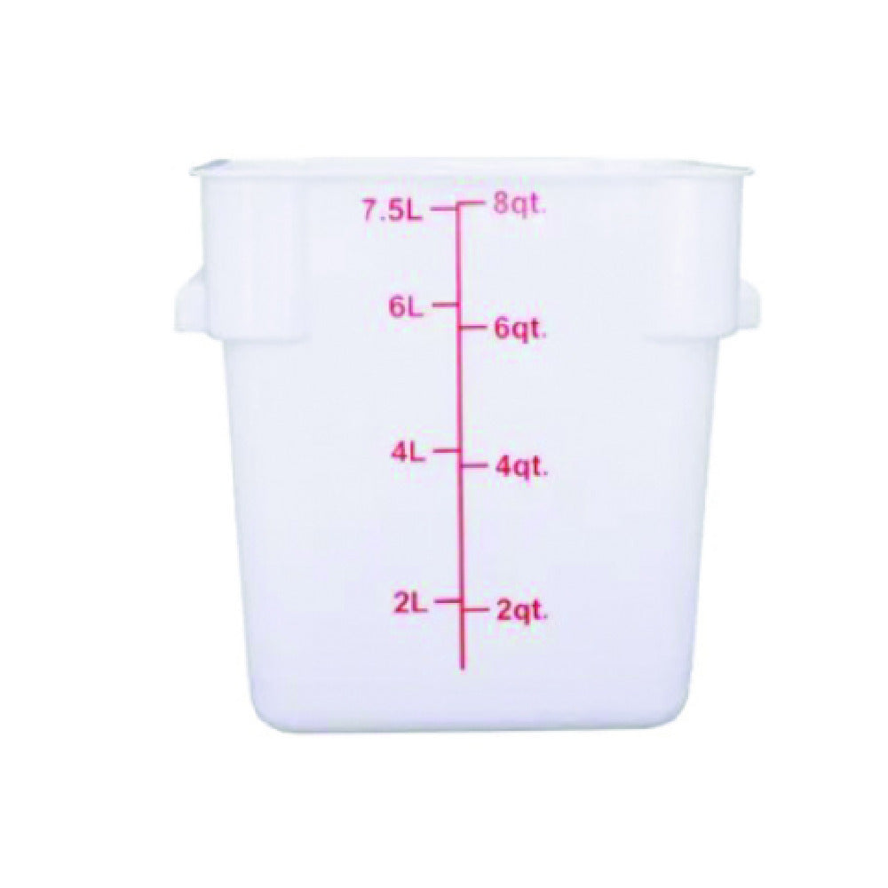 Hubert 17700 - CenPro® Food Storage Container, 8-3/4"W X 8-3/4"D X 8-1/2"H, Square