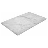 BauscherHepp TMA9630 Carrara Collection Marble Platter 11-3/4" X 7-3/4" X 1/2"H