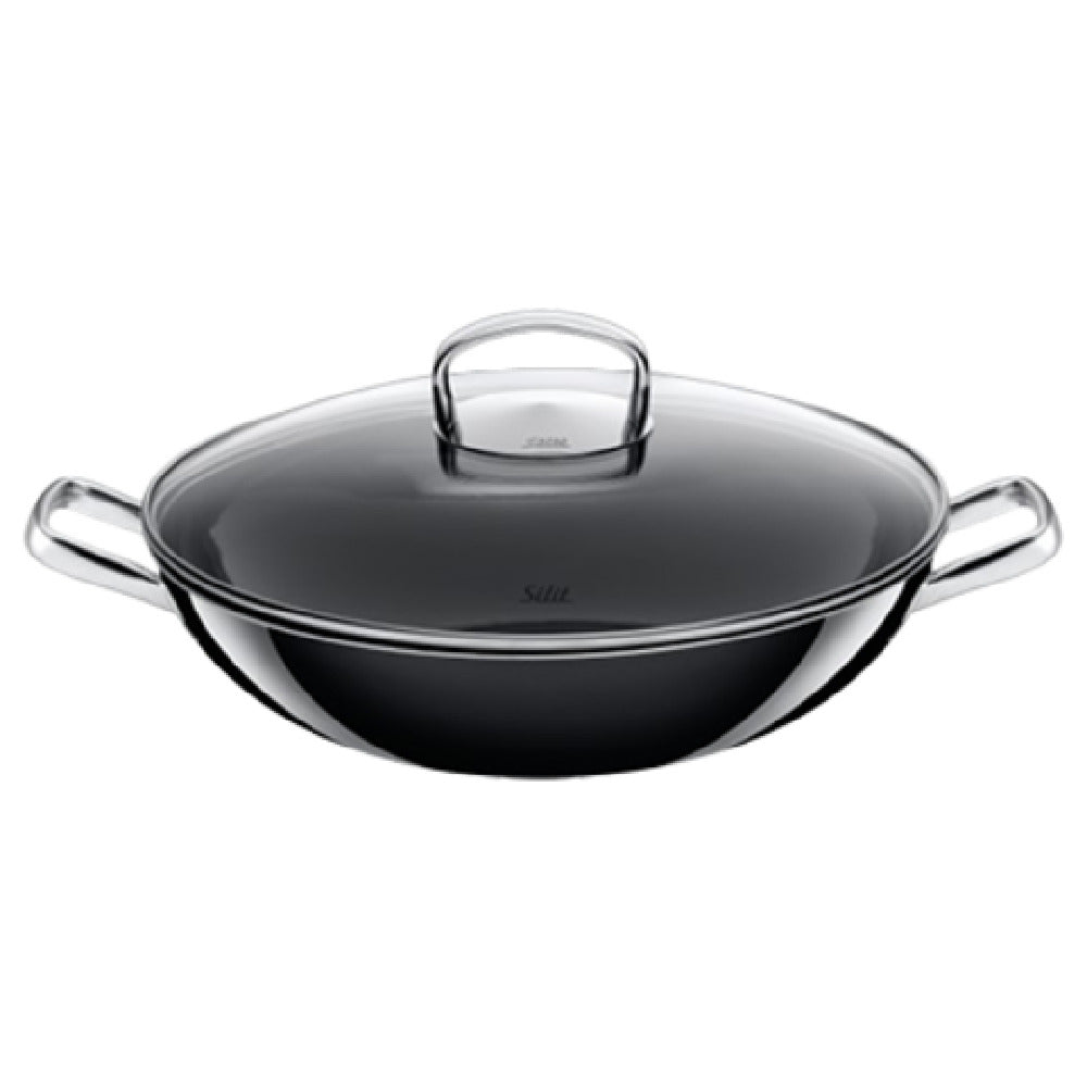 BauscherHepp 21.3726.7140 Induction Wok Pan 12-3/5" Dia. Round
