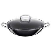 BauscherHepp 21.3726.7140 Induction Wok Pan 12-3/5" Dia. Round