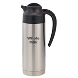 Service Ideas S2SN100WHOLEET SteelVac™ Vacuum Creamer 1 Liter (33.8 Oz.) 3-1/2" X 6" X 11-1/2"