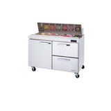 Blue Air BLPT48-D2R-HC - Sandwich Prep Table, Two-section, 48-3/8"W