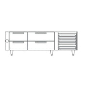 U S Range UN17C102 Polar Cuisine Refrigerated Base Self-contained Refrigeration