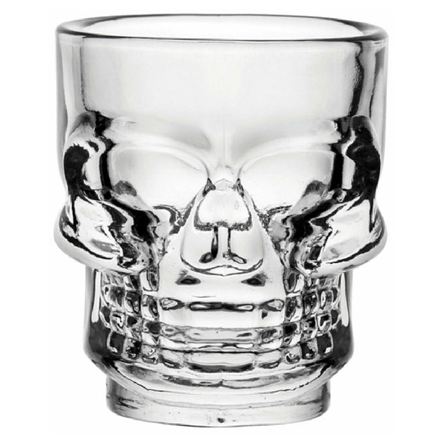 Hospitality Brands HG90206-012 - Legend Glassware - Skull Shot Glass, 1.5 Oz., Premium Glass